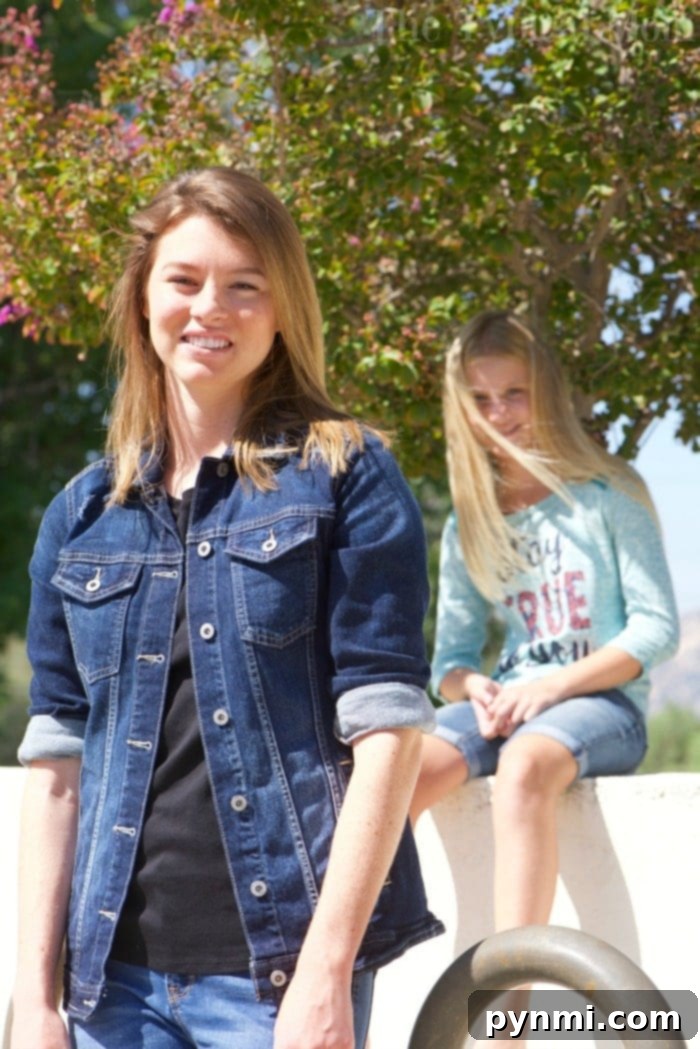 A display of affordable yet conservative clothing options for teens and tweens at a department store, highlighting sale prices on various outfits.