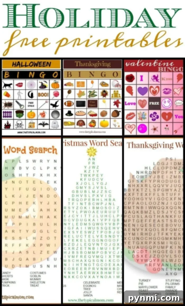 This back to school word search is fun for kids in the classroom or at home too! Easy enough for younger grades yet still fun for older kids as well! #backtoschool #apple #wordsearch #school #elementary #kindergarten #free #printable A collection of vibrant holiday-themed printable games and activities, including word searches and coloring pages, designed for children to enjoy during various celebrations and seasons.