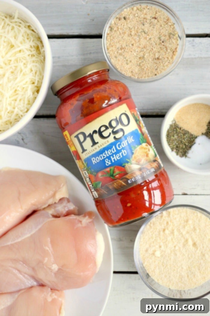 Instant Pot chicken parmesan pasta cooking in a pressure cooker, showcasing the ease of a one-pot meal.