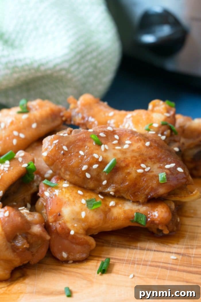 slow cooker teriyaki chicken wings