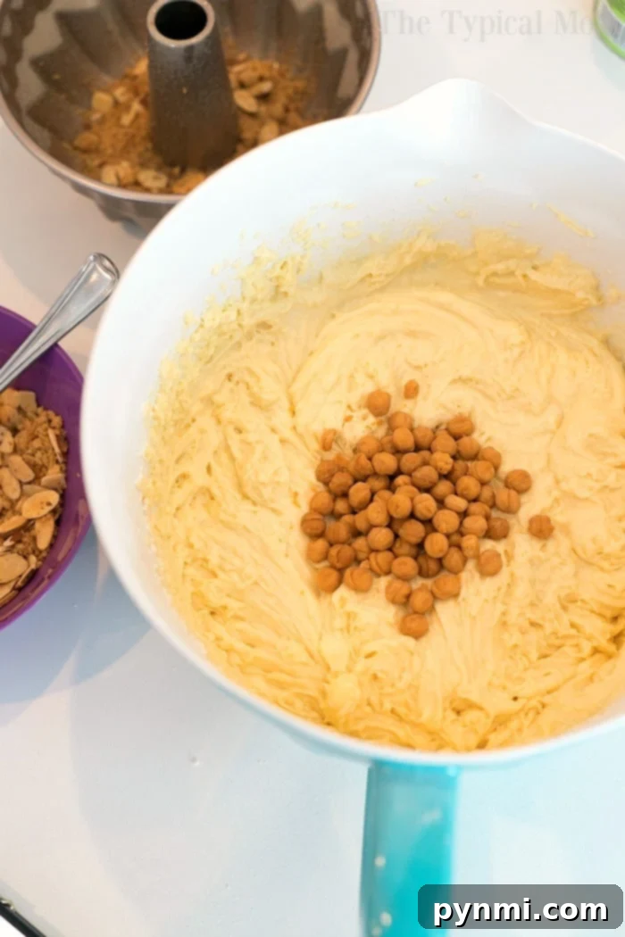 Instant Pot coffee cake is amazing! Bake it in the oven or in your pressure cooker with some coffee for the perfect breakfast. Caramel coffee cake comes out moist with all of the flavors locked in and I love it so I can bake during the summertime and not heat my house up! #coffeecake #instantpot #pressurecooker #breakfast #instantpotrecipes #thetypicalmom #caramel #cake instant pot coffee cake