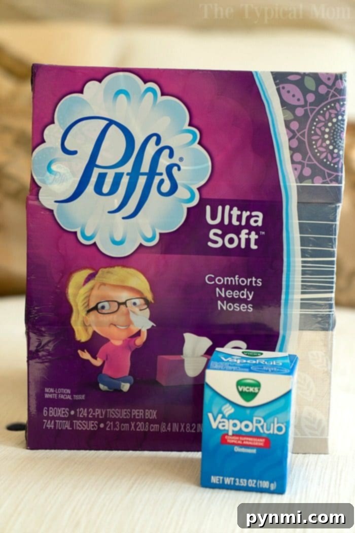 Simple Home Solutions for Sinus Pressure and Stuffy Nose Home Remedies for Sinus Pressure Relief: VapoRub and Tissues