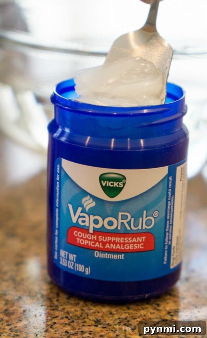 How to Use Vicks VapoRub for Nasal Congestion Safely Vicks VapoRub Steam Inhalation for Sinus Relief