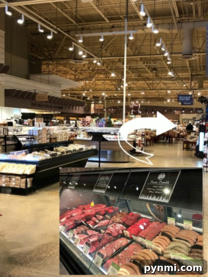 Exploring the variety of beef cuts and labels at an Amarillo grocery store Different cuts of Texas Beef at Market Fresh grocery store
