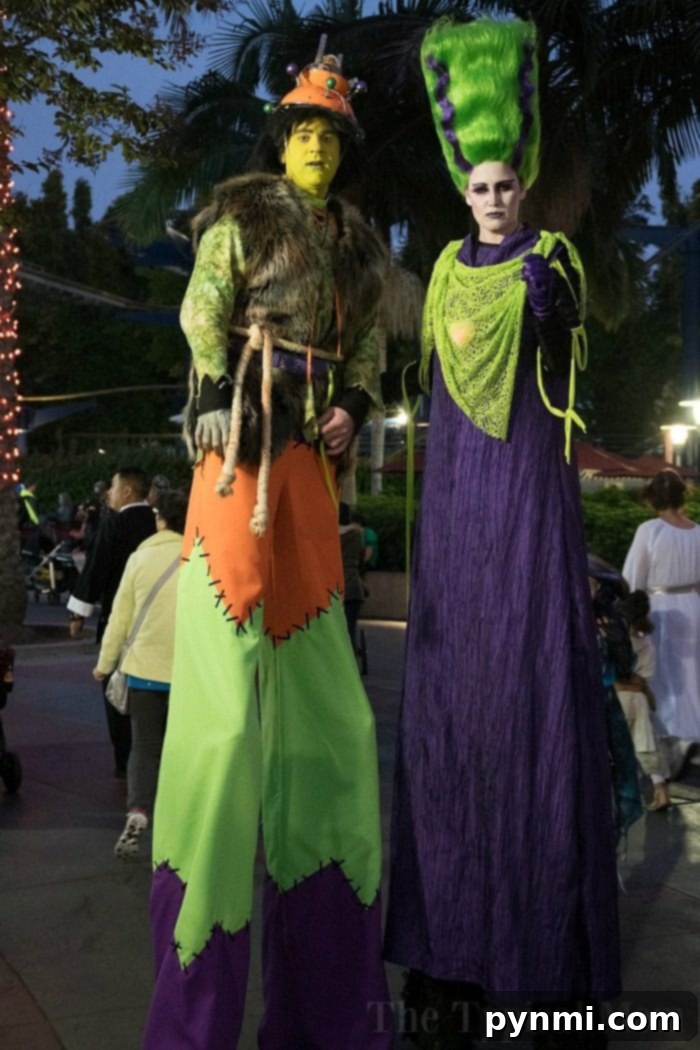 Legoland Brick or Treat characters posing with guests