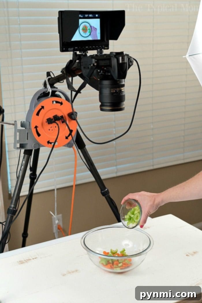 A powerful laptop ensures smooth and efficient editing for quick cooking videos. High-performance laptop for efficient video editing
