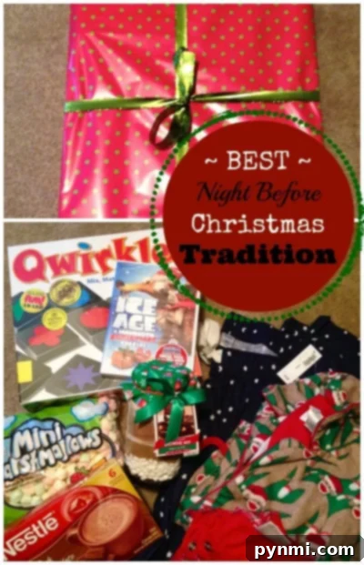 night before christmas box