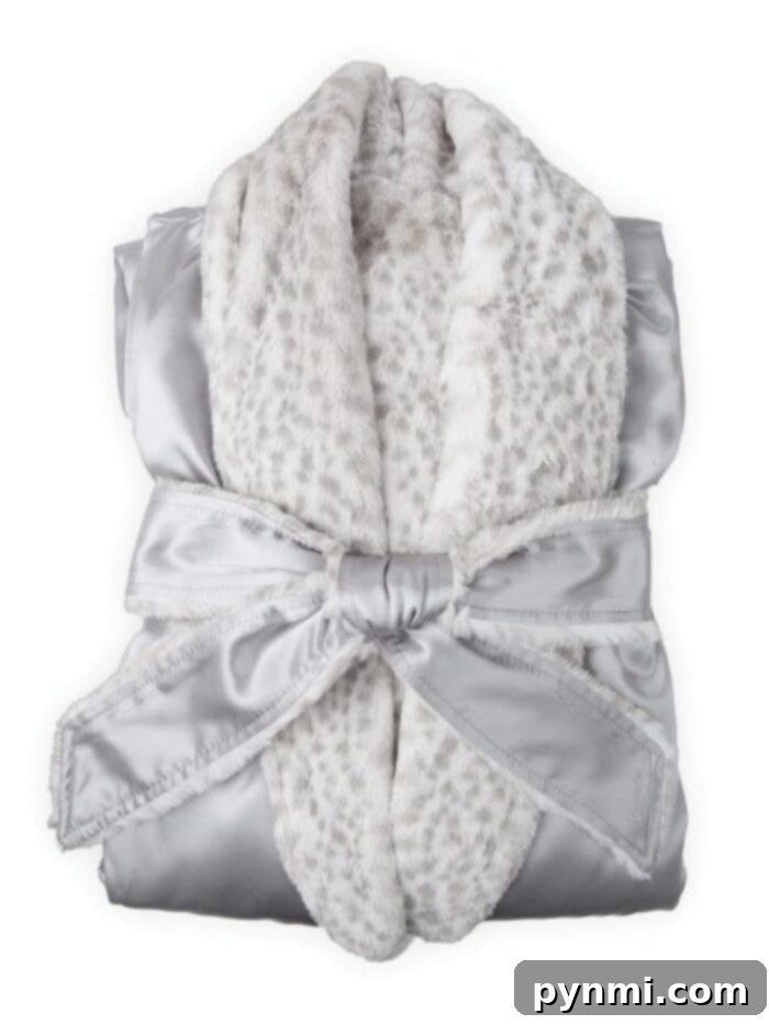 Woman relaxing in a luxurious robe, perfect gift for women