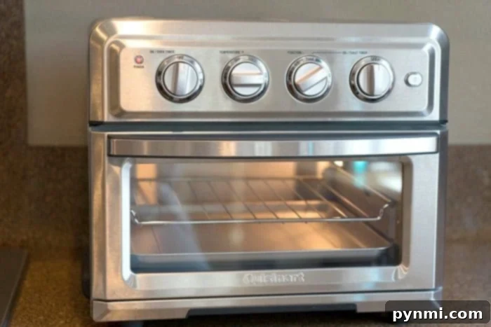 Cuisinart Air Fryer and Toaster Oven on a kitchen counter