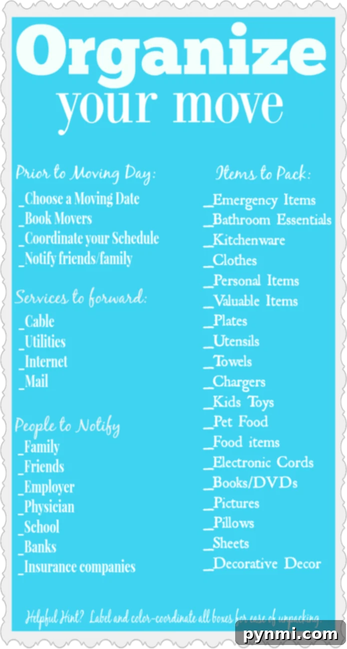 Making Your Holiday Move Merry 2 Comprehensive Moving Home Checklist designed to simplify your relocation process.