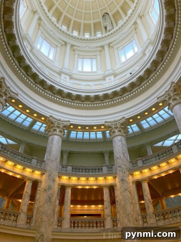 Things to do in Boise Idaho 4 The impressive interior of the Idaho Capitol Building