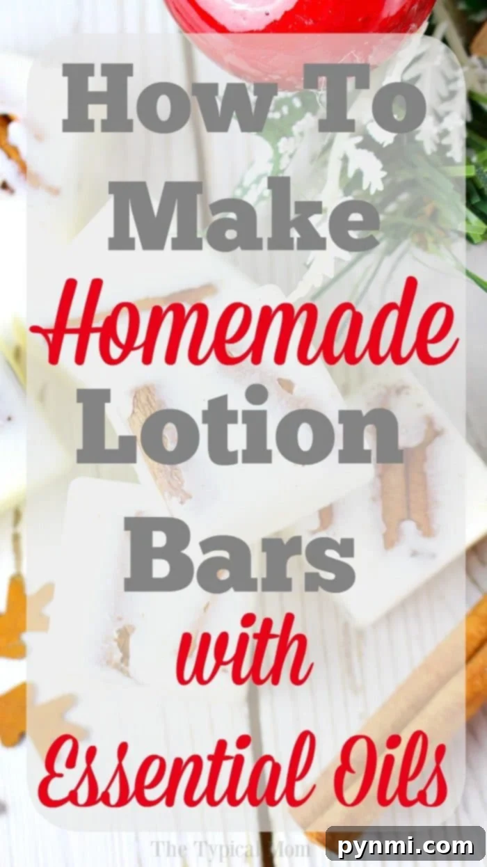 Homemade Lotion Bars