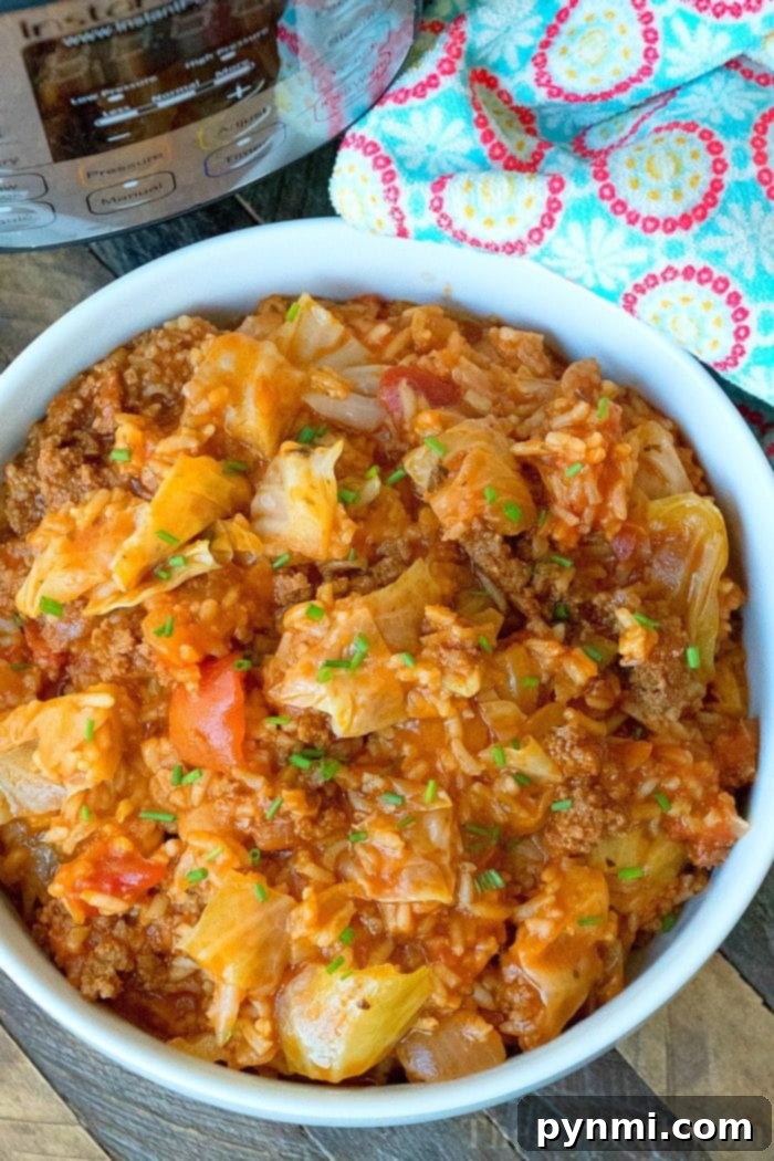 instant pot stuffed cabbage casserole 4