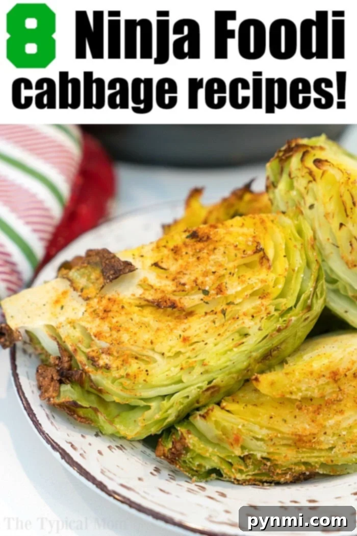 Easy Cabbage Creations 7 A plate of perfectly cooked Ninja Foodi cabbage with seasoning, highlighting easy preparation.