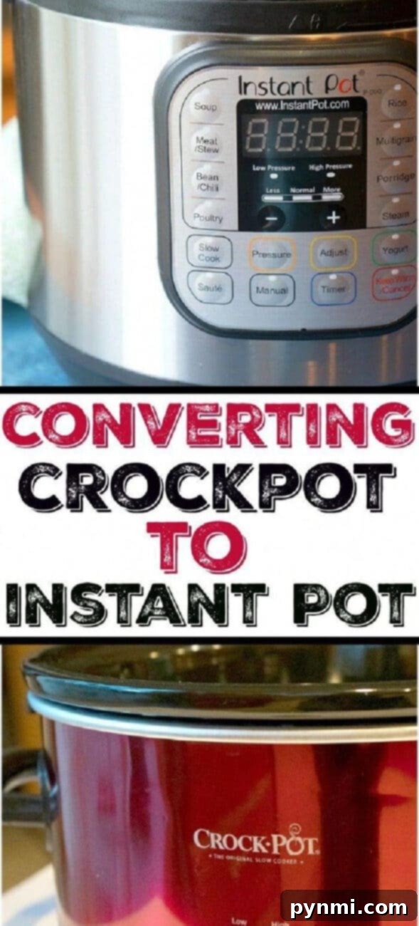 Essential Tips for Crockpot to Instant Pot Conversion Converting Crockpot to Instant Pot