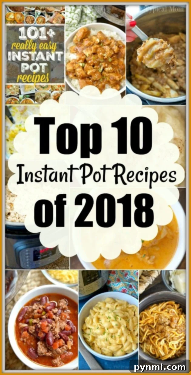 Top Instant Pot Recipes to Try Today Best Instant Pot Recipes of 2018