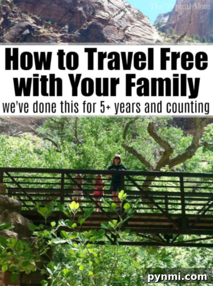 Family traveling for free, highlighting the benefits of reward programs.