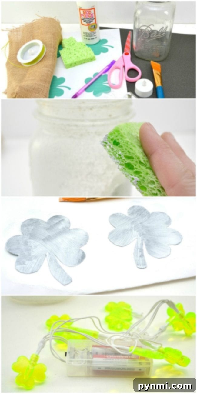 Follow these easy steps to create your own glowing mason jar luminaries for any occasion. Hands demonstrating how to cut shapes for mason jar luminaries