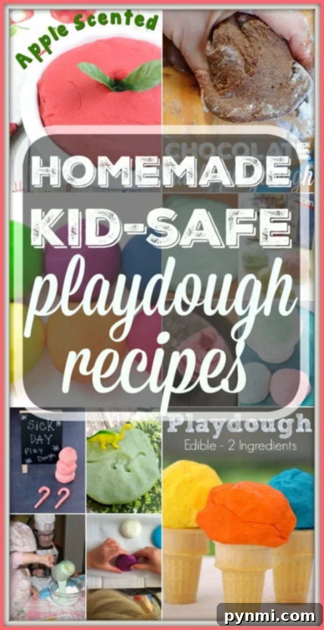 Kid Friendly Play Dough Recipes - Homemade and Edible Options