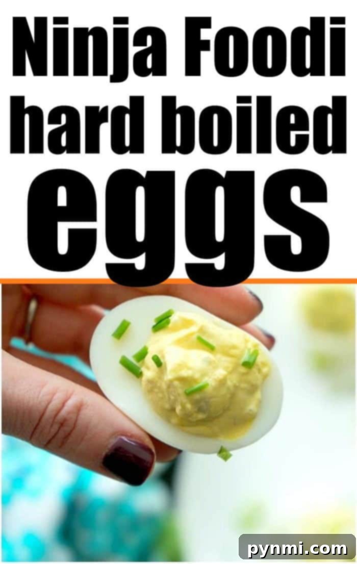 ninja foodi hard boiled eggs