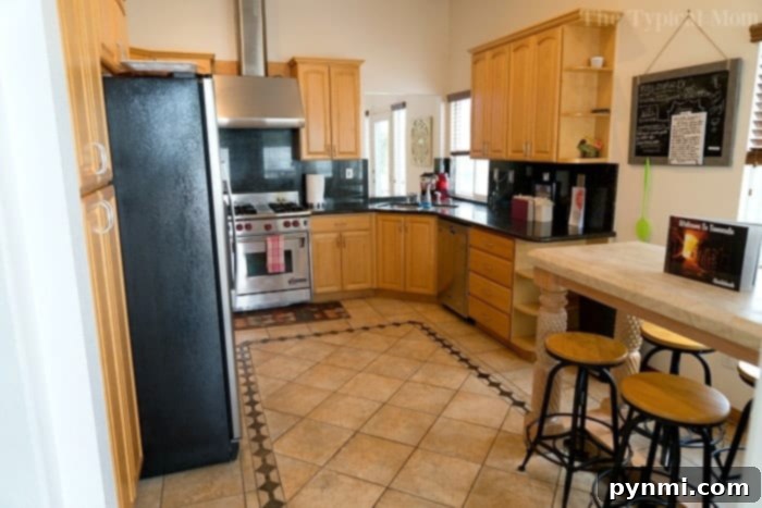 Vacation property offering essential laundry amenities for extended stays Convenient laundry room in a vacation home rental