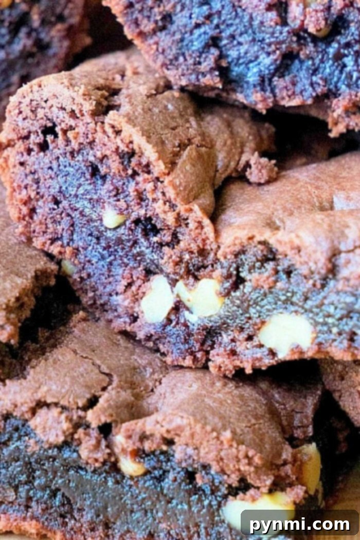 Fudgy Devils Food Cake Mix Brownies 2 Decadent Devil's Food cake mix brownies, rich and fudgy