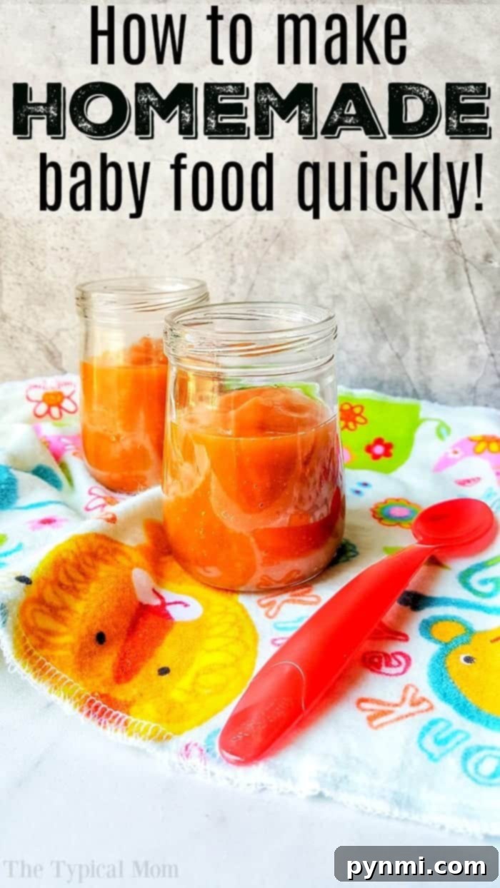 How to make homemade baby food yourself. Instant Pot baby food is easier than you think and you'll know exactly what you're feeding your baby. #howtomake #babyfood #pressurecooker #instantpot #carrots #vegetables #instantpot Instant Pot Baby Food, multiple jars of homemade purees, ready for storage or serving