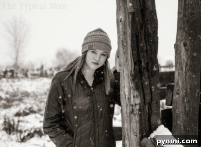 Pensive mother reflecting on her child's future independence