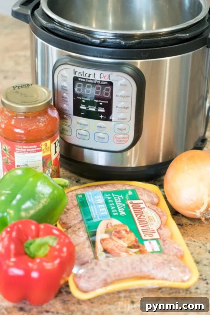 Pressure Cooker Sausage
