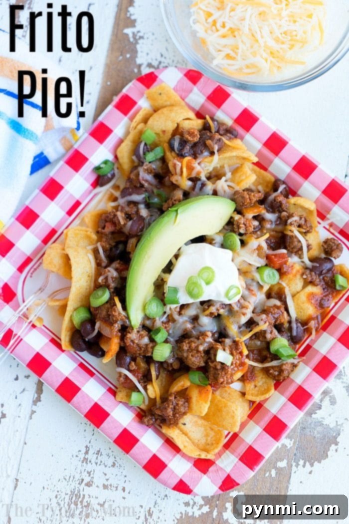 frito chili pie recipe with fresh toppings