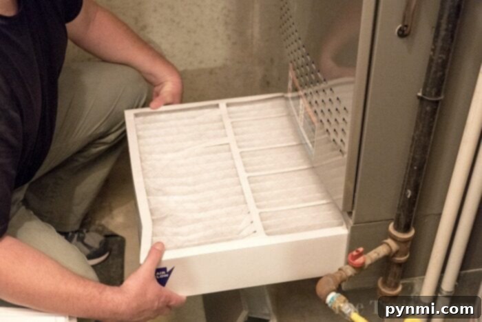 Step-by-step guide on how to change a house air filter for superior indoor air quality.