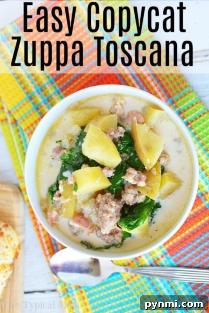 Zuppa Toscana Cooking to Perfection in the Instant Pot A close-up shot of Zuppa Toscana cooking in an Instant Pot, showing the creamy broth and tender ingredients