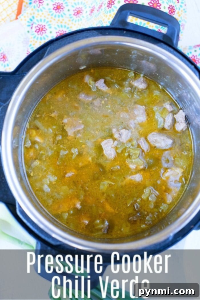 Pressure Cooker Chili Verde 3