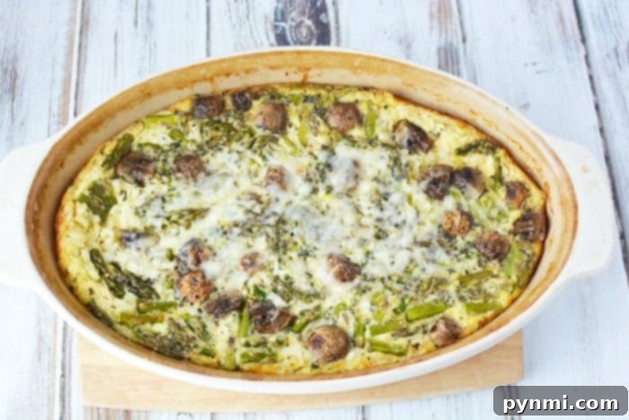 This asparagus casserole recipe is great! A cheesy casserole that is great with leftover ham inside, the perfect breakfast casserole to start the morning. #asparagus #casserole #ham #leftoverhamrecipes #leftoverham #egg #cheese #breakfastcasserole #breakfastbake Asparagus Casserole Recipe 3