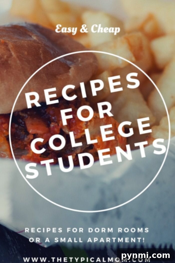 Smart Eats for Savvy Students 5 Easy College Recipes for Students