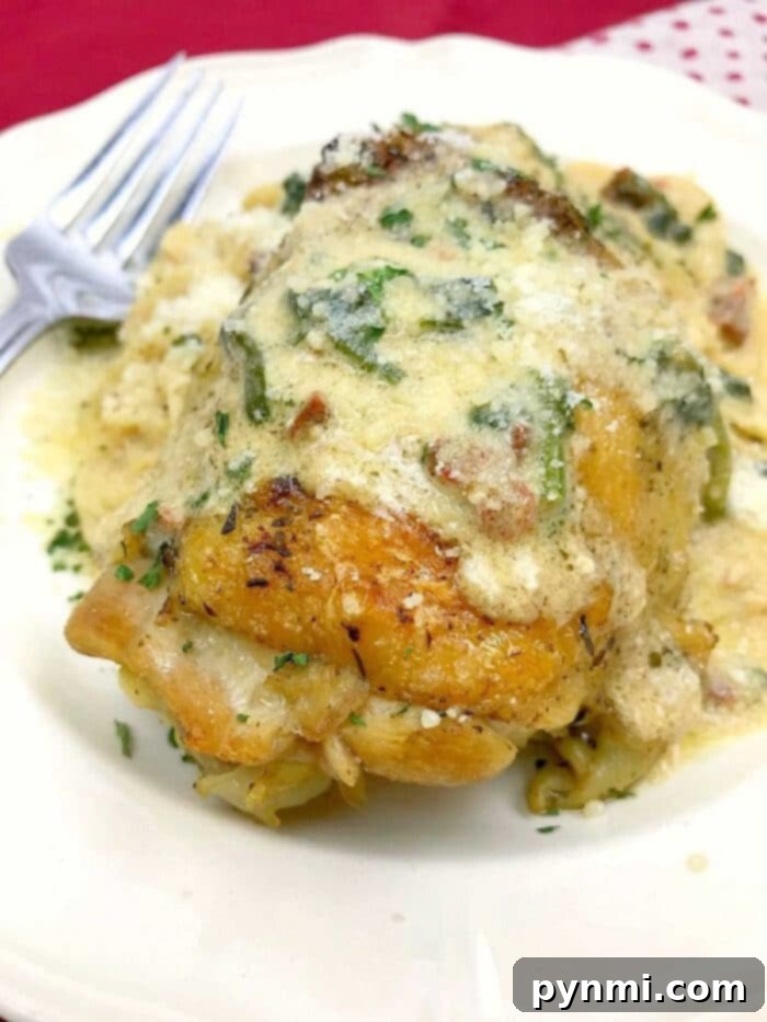 Instant Pot Bone-In Chicken Thighs with Creamy Sauce