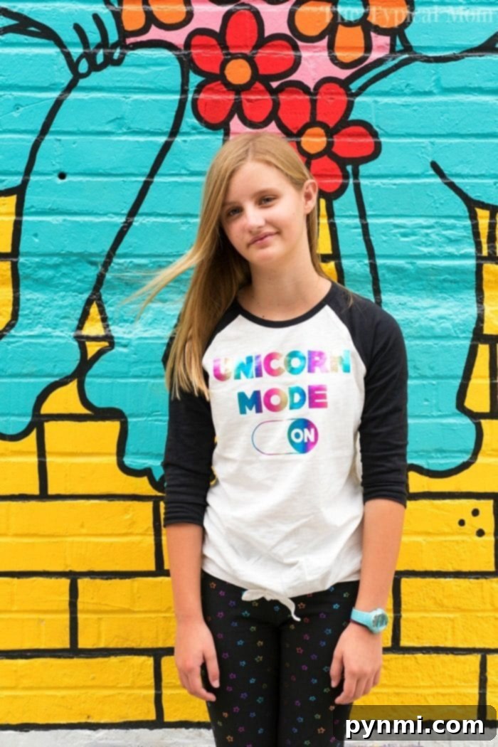 Unicorn clothes for girls with vibrant designs