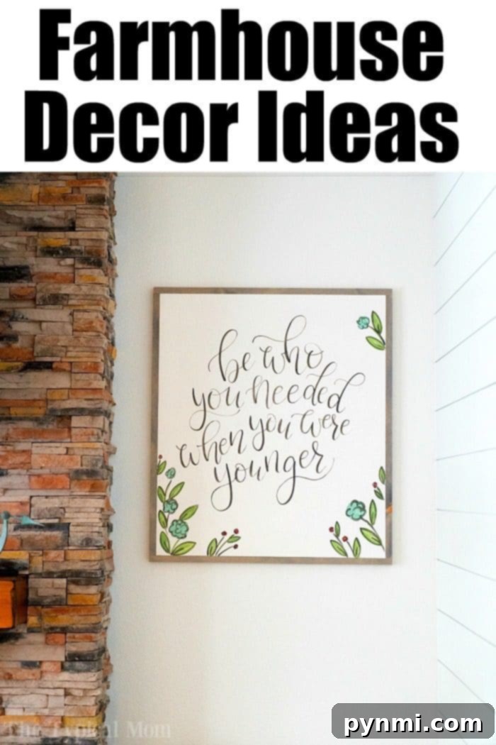 Personalized Farmhouse Decor: Custom Quote Sign Against Shiplap Wall Farmhouse Home Decor with Custom Quote Sign and Shiplap