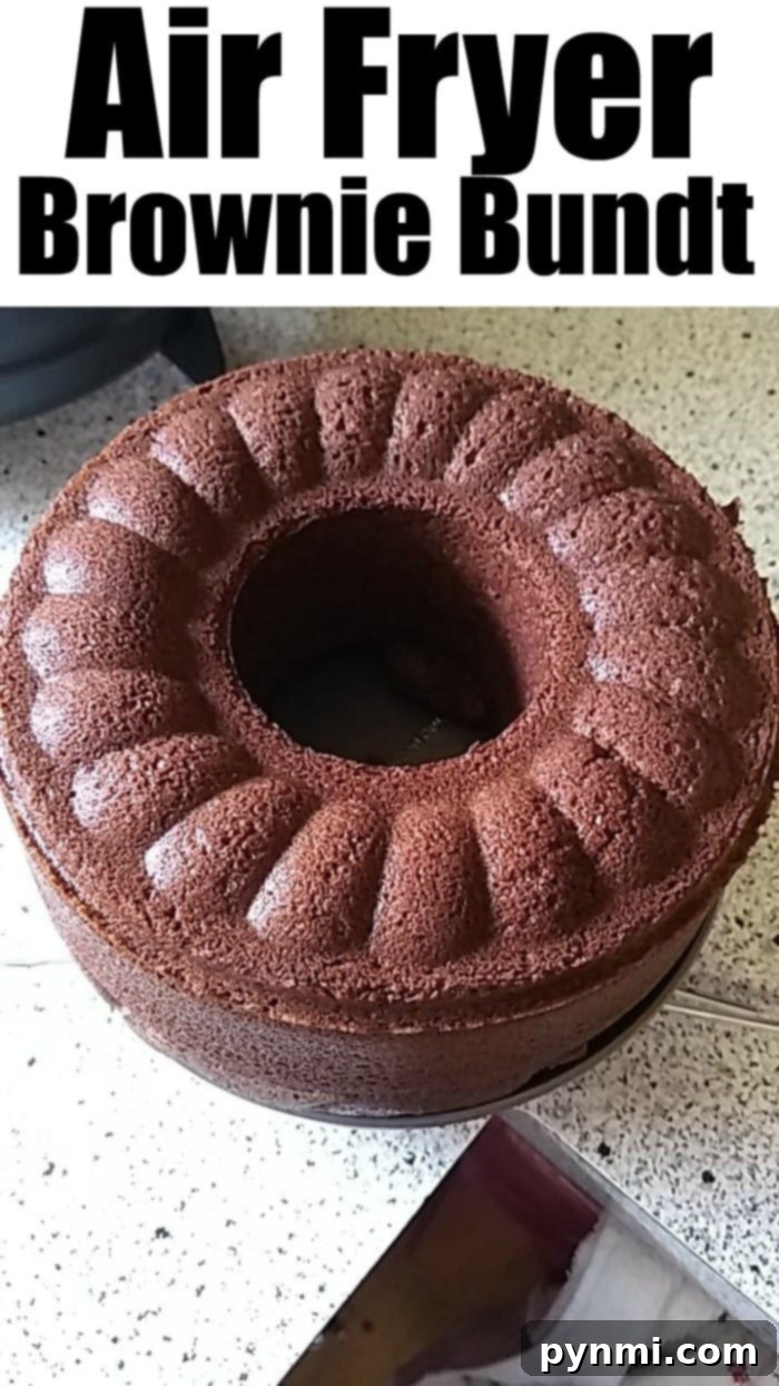 Individual air fryer brownie bites, crispy on the outside and soft inside.