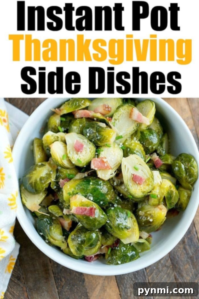 Effortless Instant Pot Thanksgiving 9 A vibrant array of Instant Pot Thanksgiving recipes laid out, illustrating a diverse and delicious holiday meal.