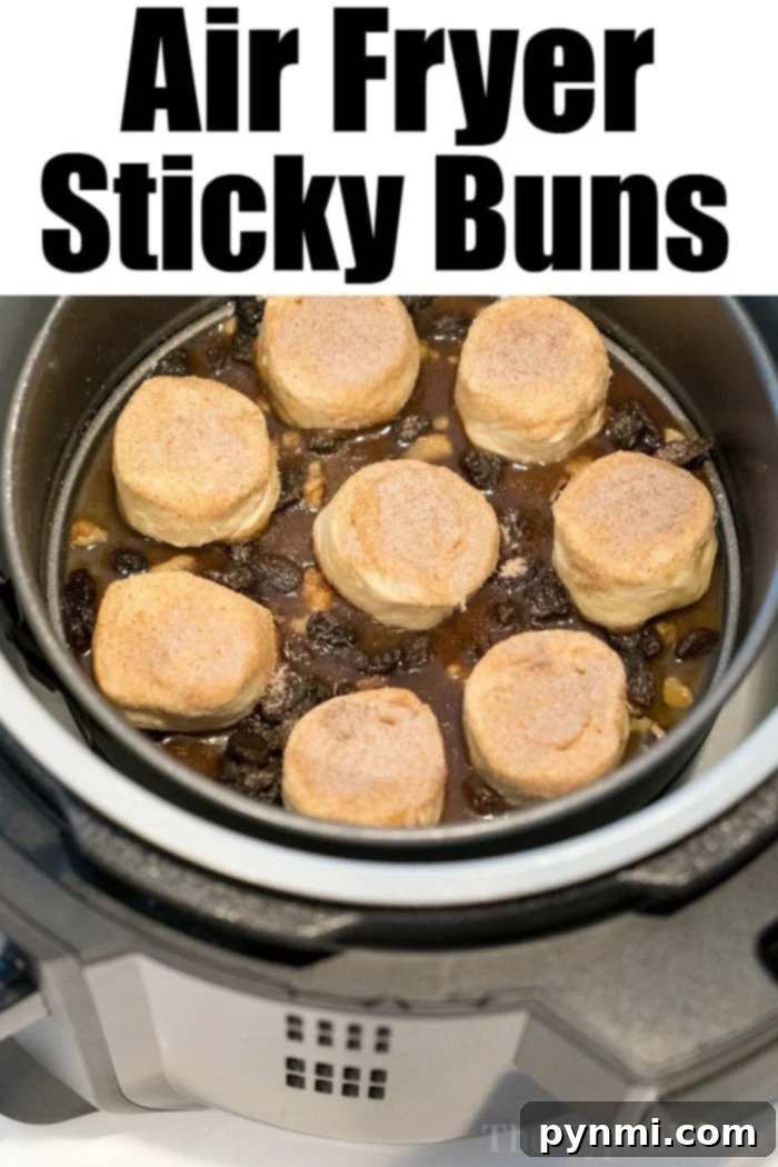 Christmas Breakfast Buffet: Sweet and Savory Favorites Golden brown air fryer cinnamon rolls with glaze, a perfect sweet treat for Christmas breakfast