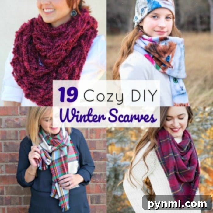 Looking for the best scarves to buy or free scarf patterns so you can make a few yourself, well we have the cutest scarves around to choose from! #scarf #patterns #sewing #scarves #giftguide Bright and Bulky Scarves for Winter Style