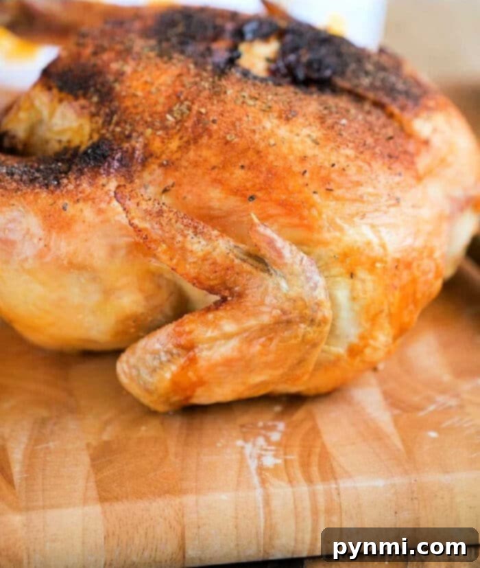 From Freezer to Feast Instant Pot Whole Chicken 2 Frozen whole chicken ready for Instant Pot cooking, promising a tender and juicy meal in an hour.