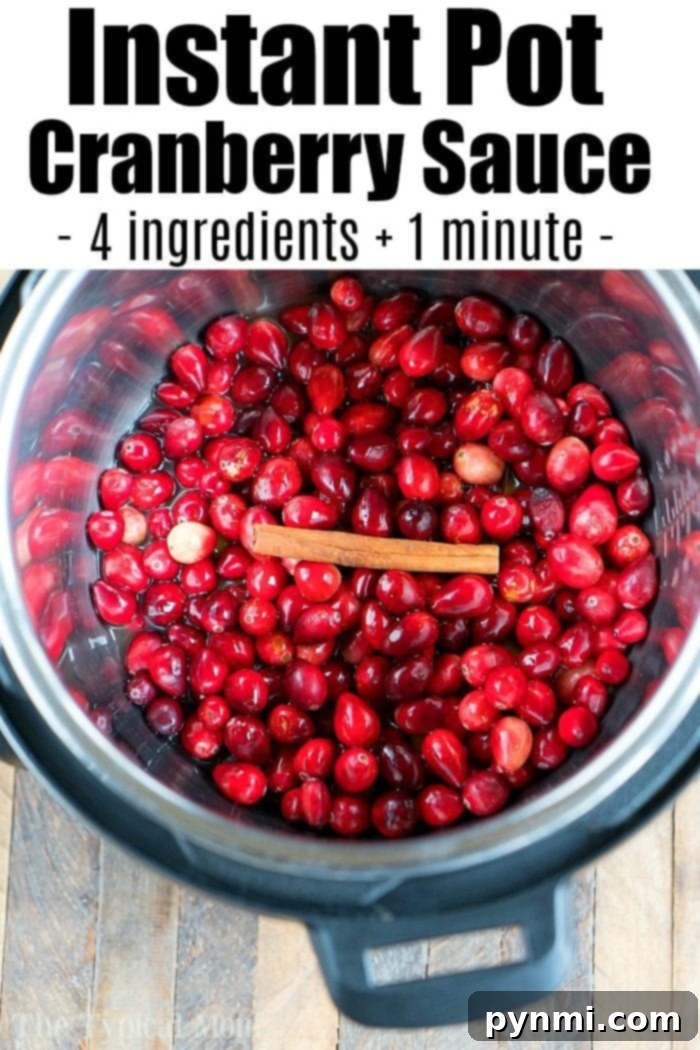 Here is a long list of cranberry recipes for Thanksgiving you can follow to make cranberry drinks, side dishes, appetizers, desserts and more. #cranberry #recipes #thanksgiving #sidedishes #drinks #desserts instant pot cranberry sauce 3