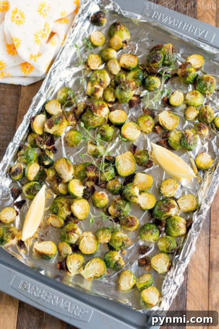 This easy brussel sprouts recipe is a perfect side dish with a tangy sauce that just makes these vegetables addictive enough to start loving brussels! #brusselsprouts #baked #best #brussels #mustard #vegetables #sidedish How Long to Bake Brussel Sprouts in oven at 450