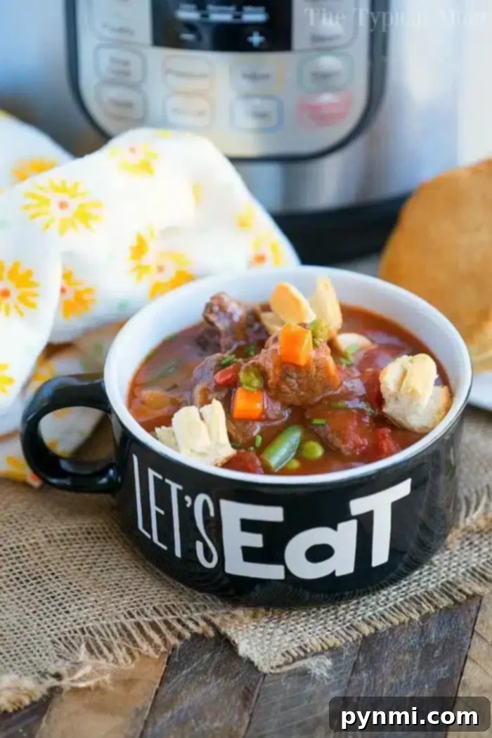Savory Pot Pie Delight 2 A black mug emblazoned with