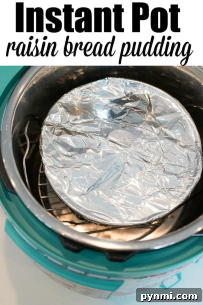pressure cooker bread pudding 2