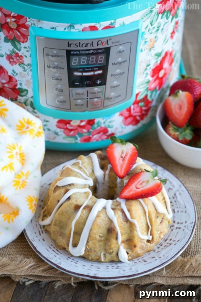 instant pot bread pudding