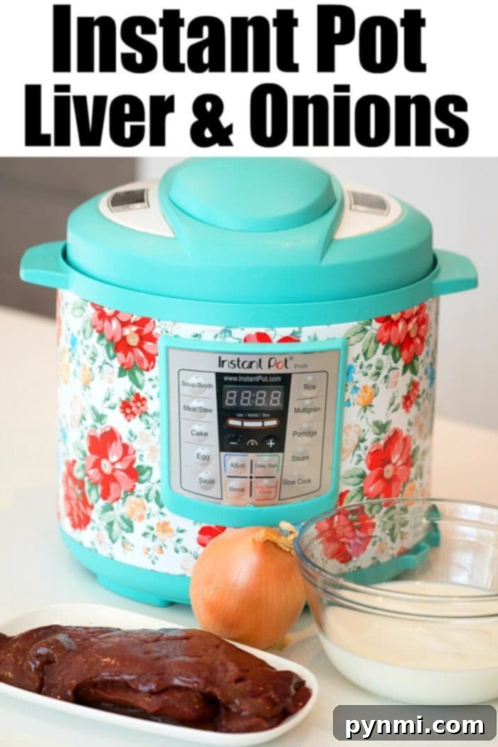 instant pot liver and onions 2