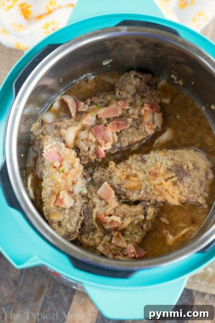 pressure cooker liver and onions 2